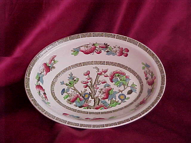 JOHNSON BROS INDIAN TREE OVAL SERVING BOWL 